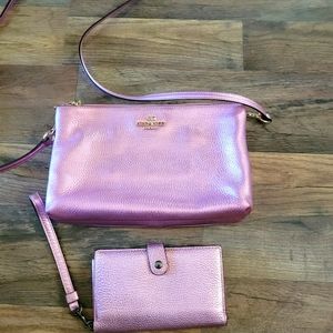 Coach purse with wallet